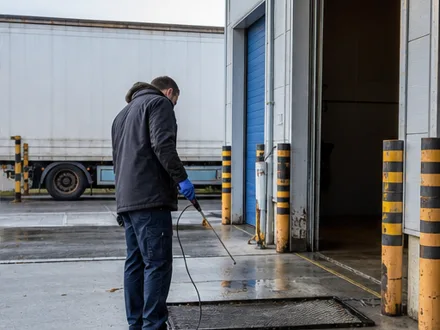 Fotografía editorial exclusiva de plagaszaragoza.com para un contexto de inspección; no representa la sede, el equipo ni un trabajo de Quimera BS